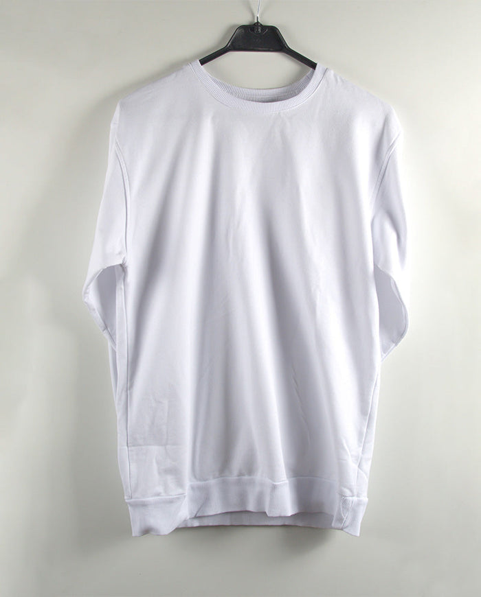 N81.Erkek Sweatshirt Beyaz M