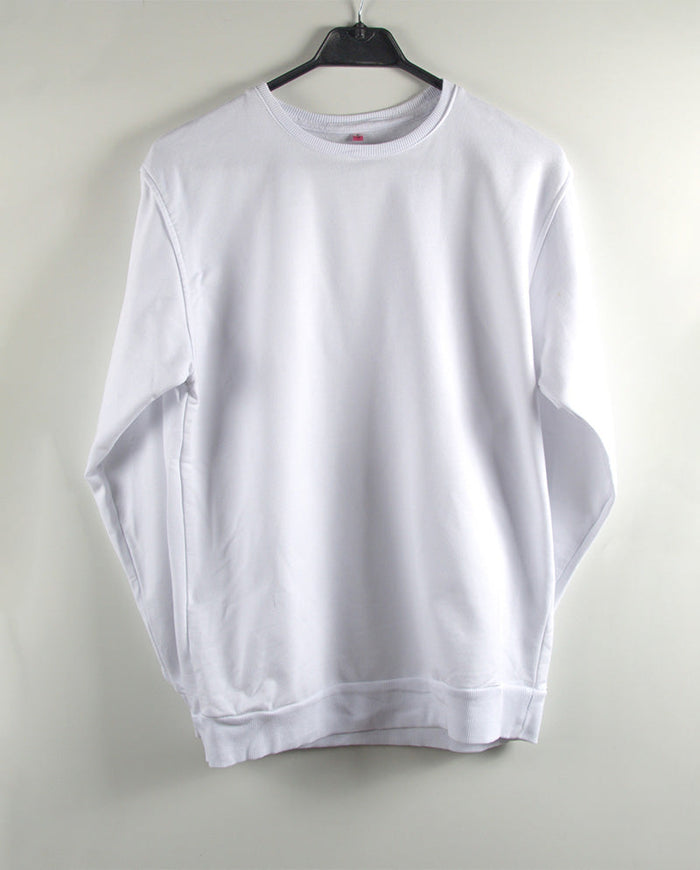 D243.Kadın Sweatshirt Beyaz S