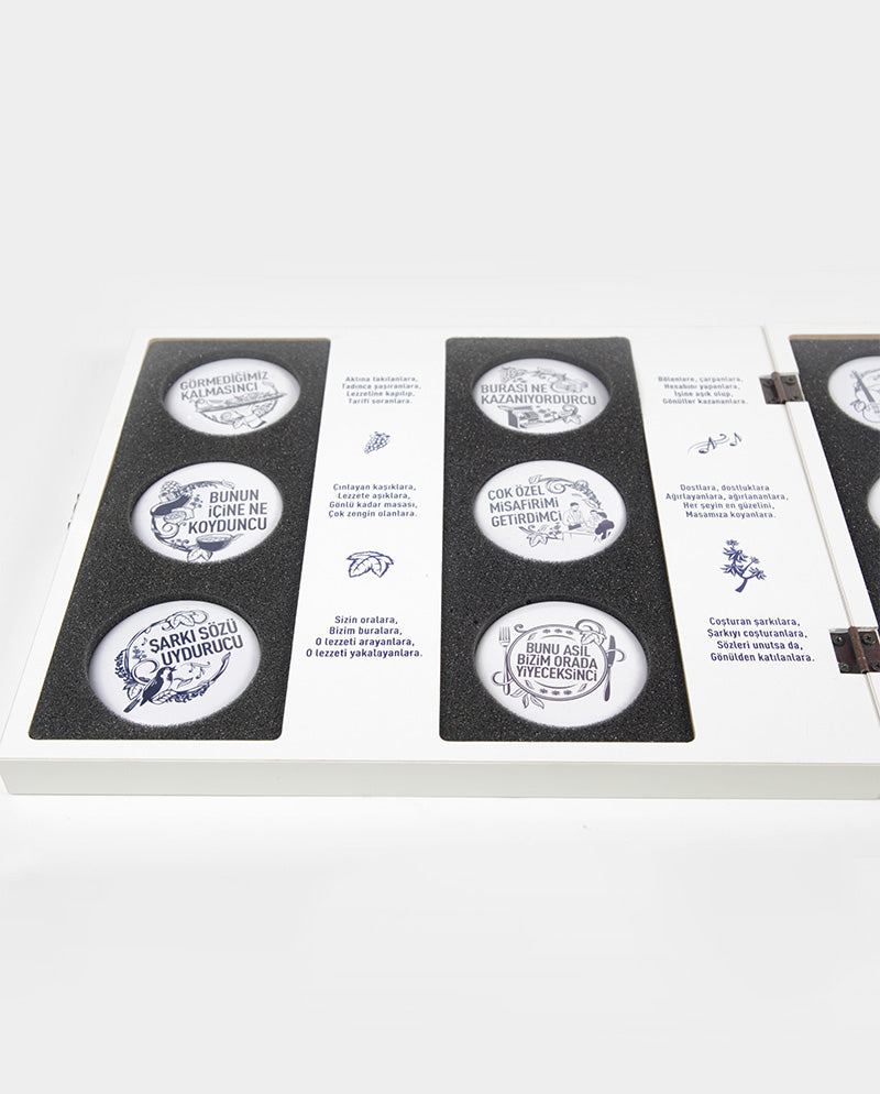 N68.Hep Yeni Kal Meyhane - 12’li Rozet Takımı