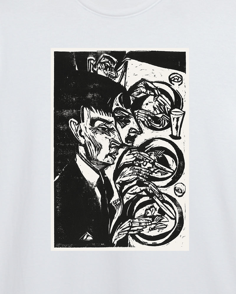 Akşam Yemeğindeki Gergin İnsanlar Erkek Tişört