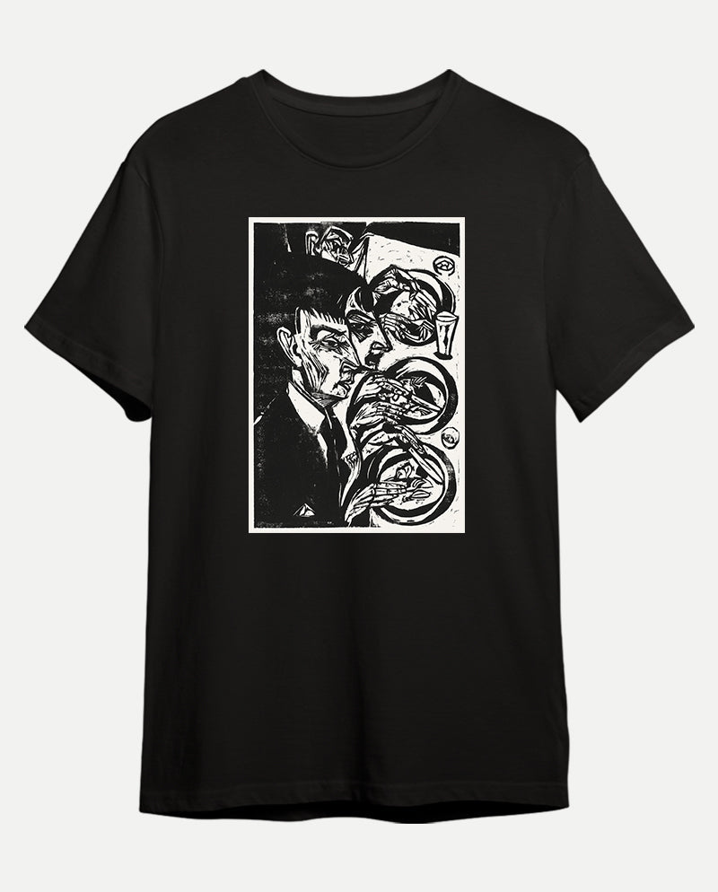 Akşam Yemeğindeki Gergin İnsanlar Erkek Tişört