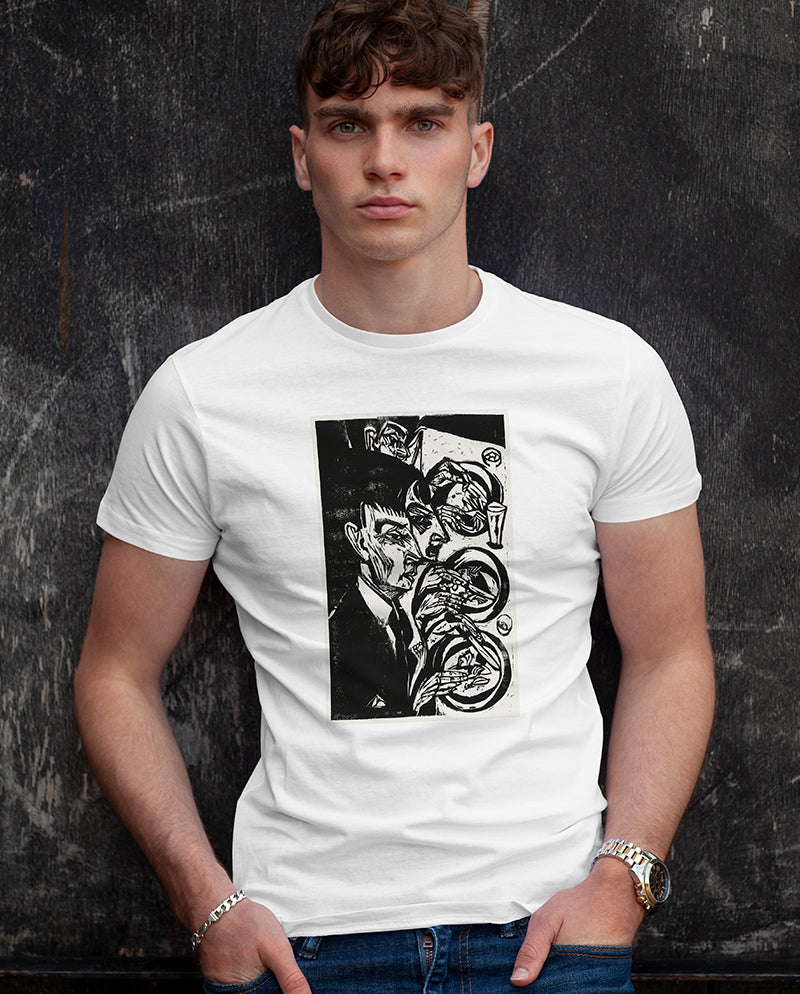 Akşam Yemeğindeki Gergin İnsanlar Erkek Tişört