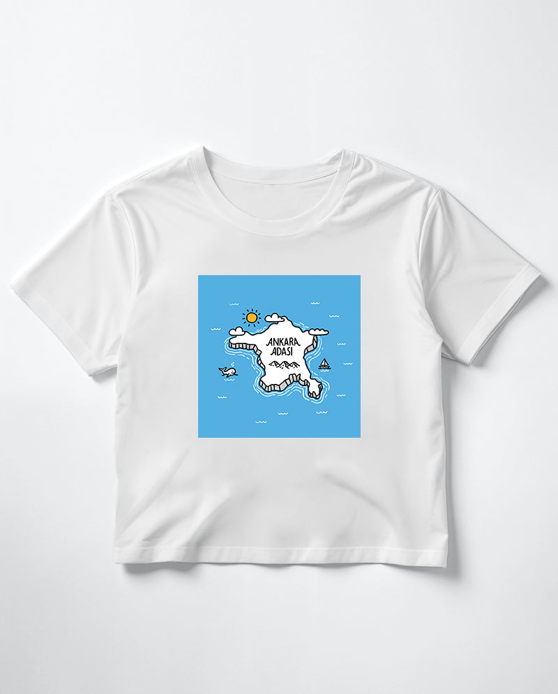 Ankara Adası Crop Tişört