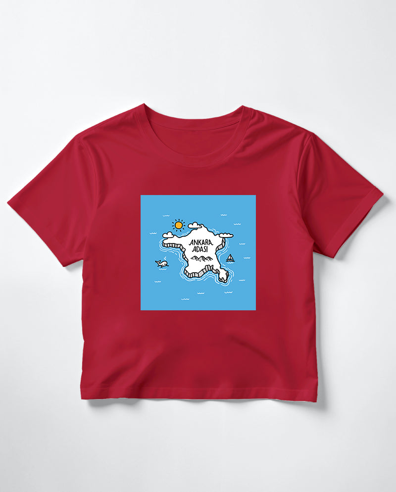 Ankara Adası Crop Tişört