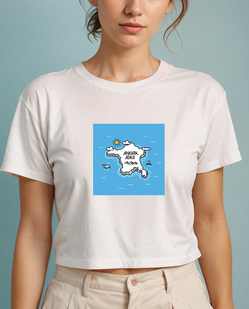 Ankara Adası Crop Tişört