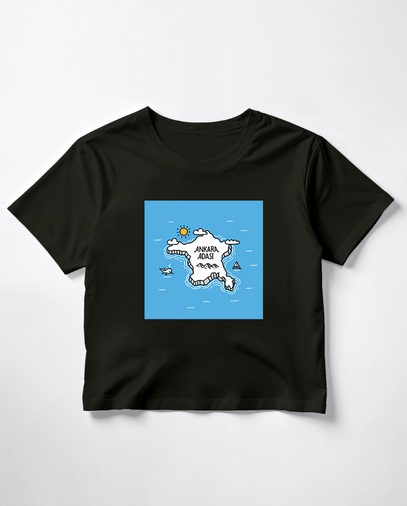 Ankara Adası Crop Tişört