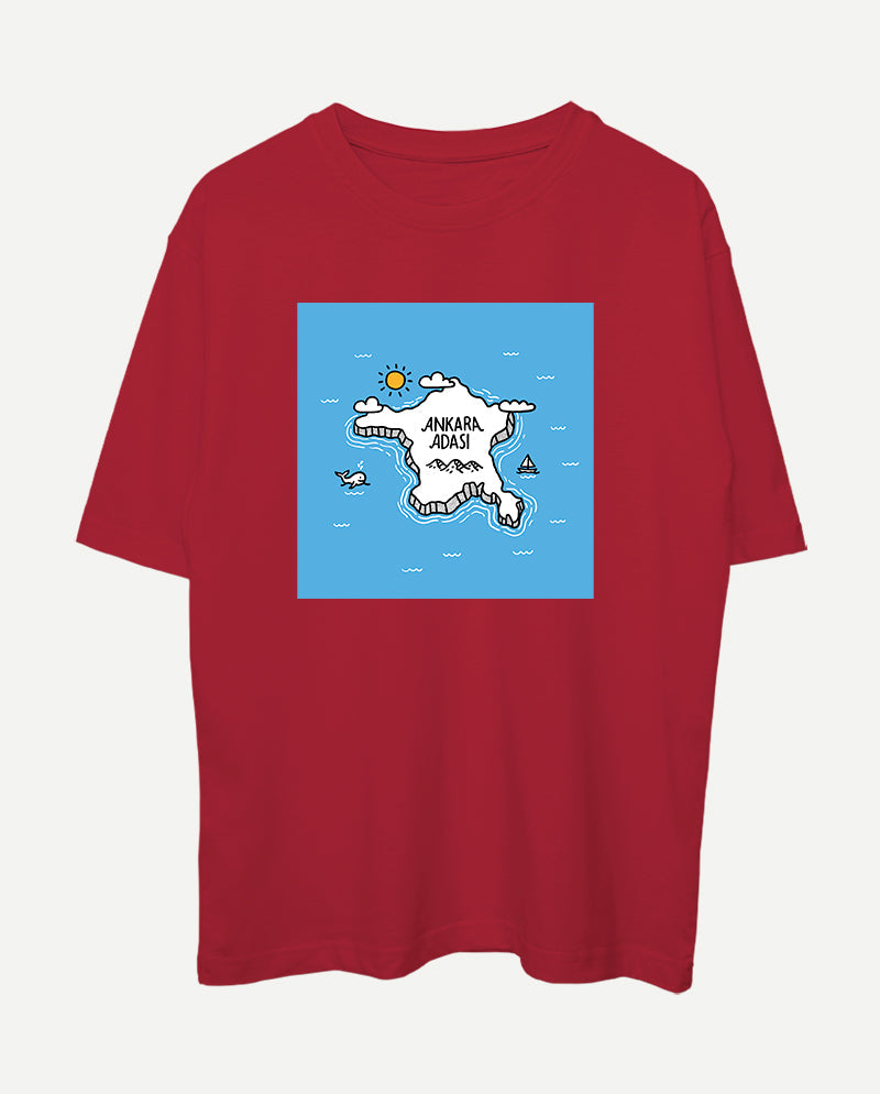Ankara Adası Oversize Tişört