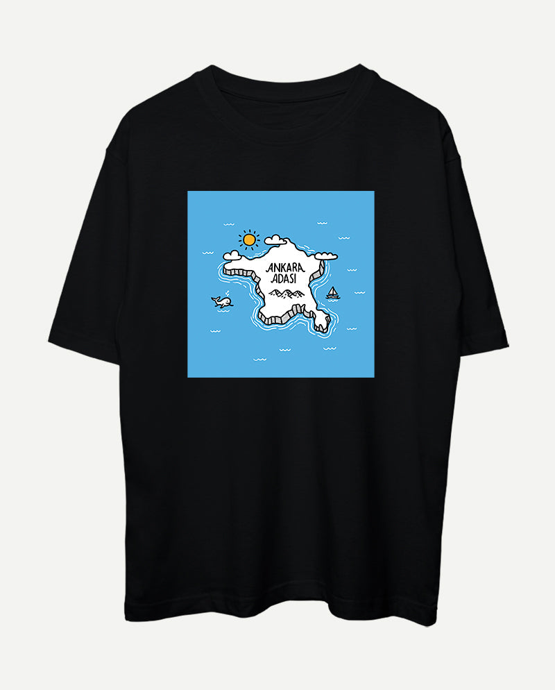 Ankara Adası Oversize Tişört