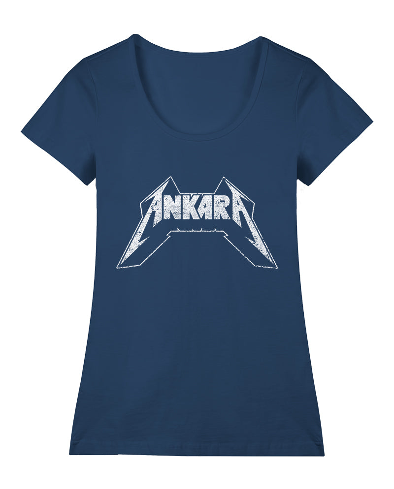 Ankara Metalcisi Geniş Yaka Tişört