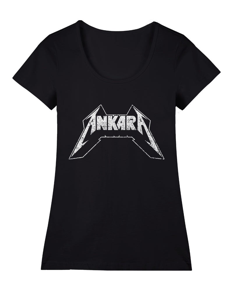 Ankara Metalcisi Geniş Yaka Tişört