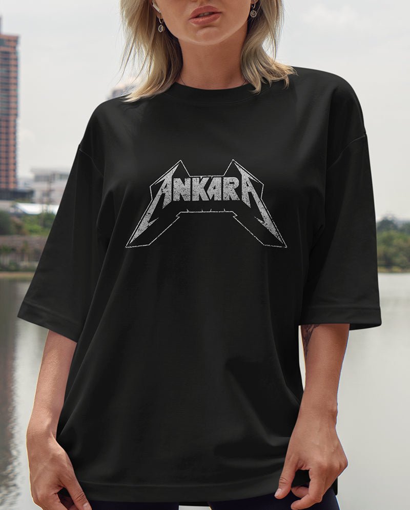Ankara Metalcisi Oversize Tişört