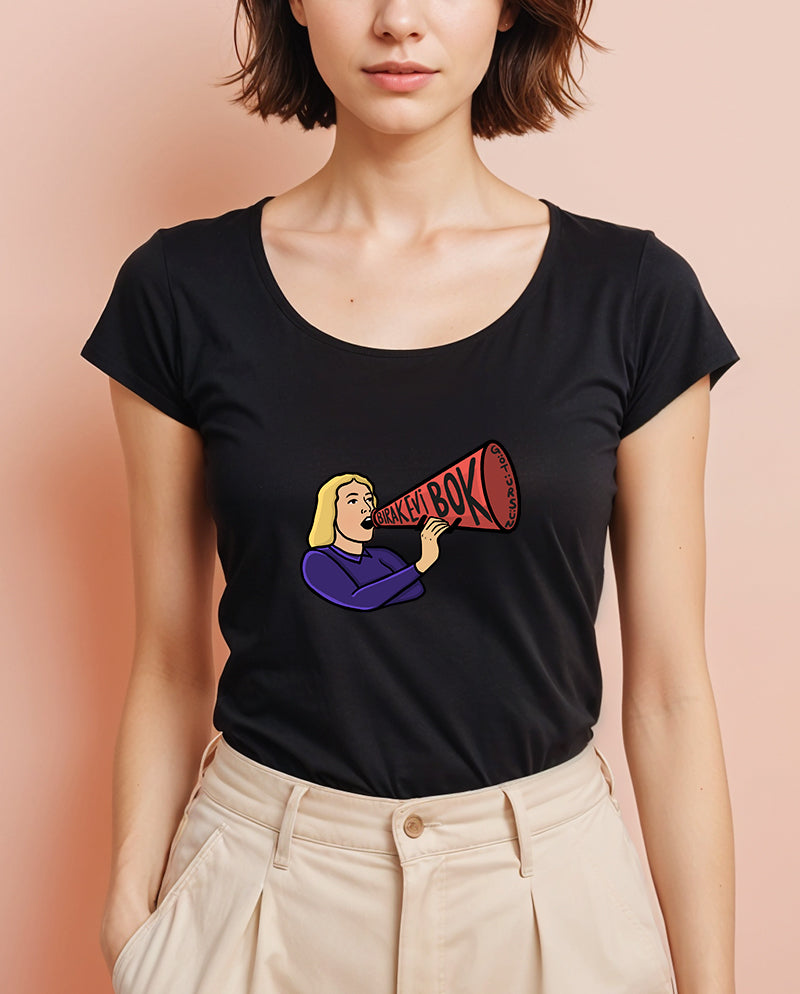 Bırak Evi Bok Götürsün Geniş Yaka Tişört