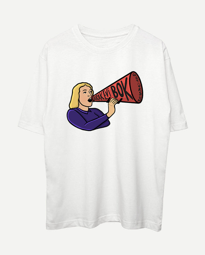 Bırak Evi Bok Götürsün Oversize Tişört