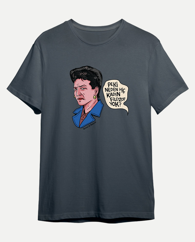 Simone de Beauvoir Erkek Tişört