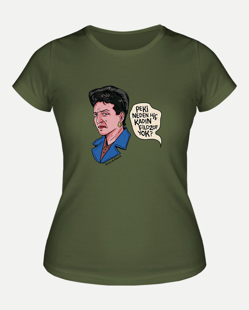 Simone de Beauvoir Kadın Tişört