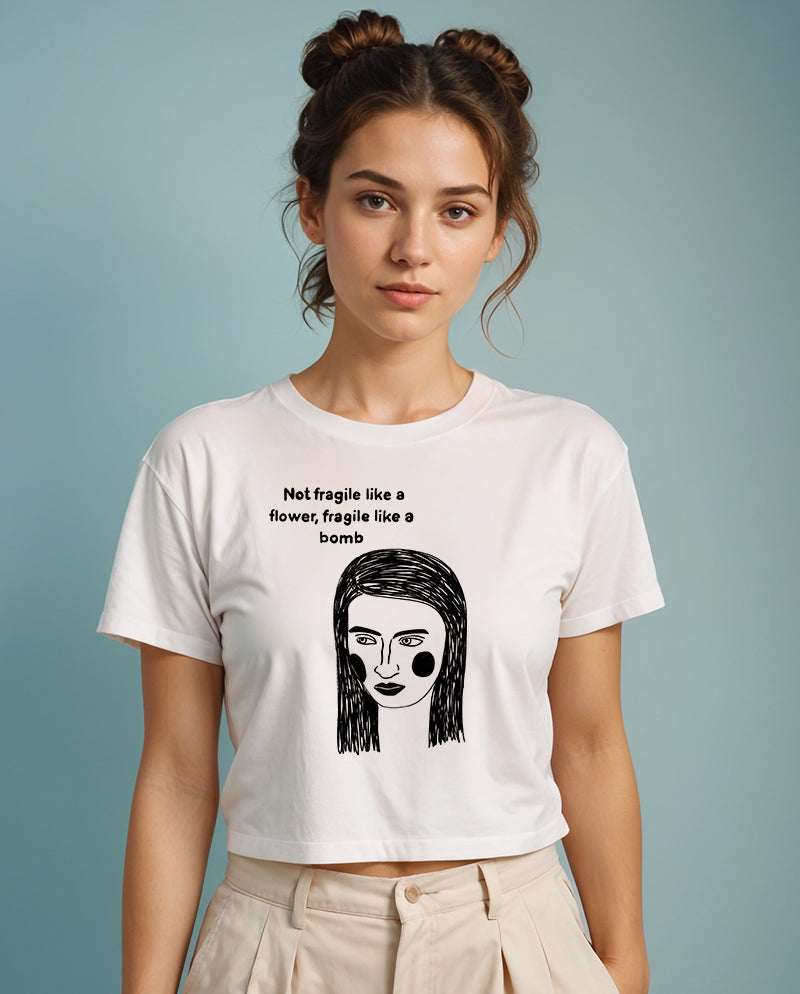 Bomba gibiyiz! Crop Tişört