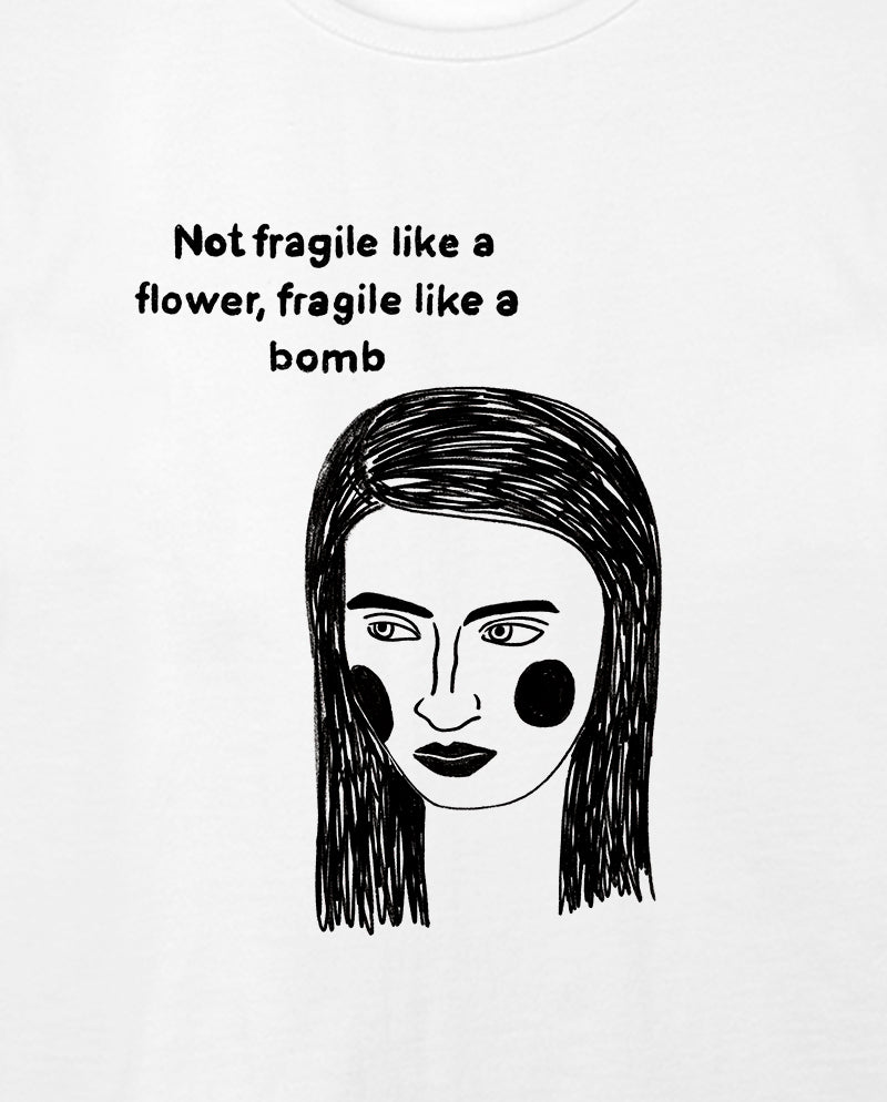 Bomba gibiyiz! Geniş Yaka Tişört