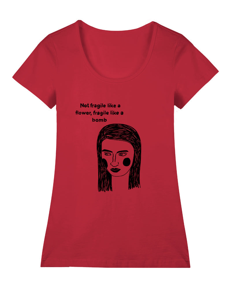 Bomba gibiyiz! Geniş Yaka Tişört