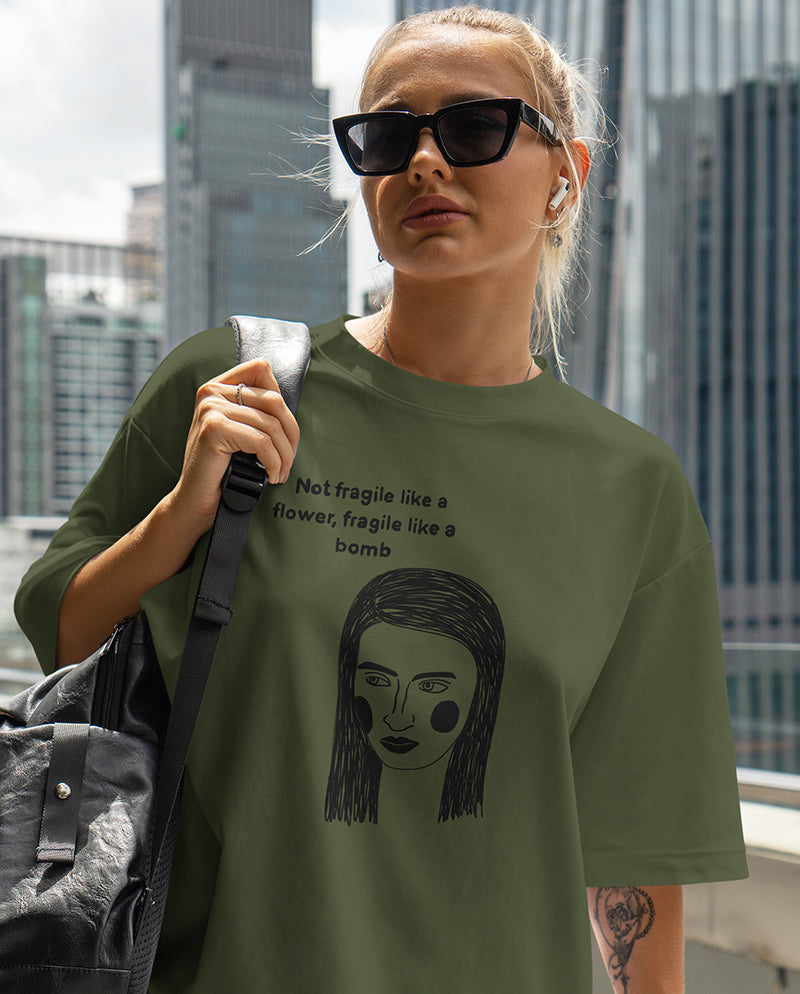 Bomba gibiyiz! Oversize Tişört