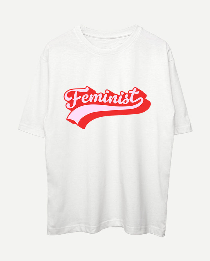 Bubblegum Feminist Oversize Tişört