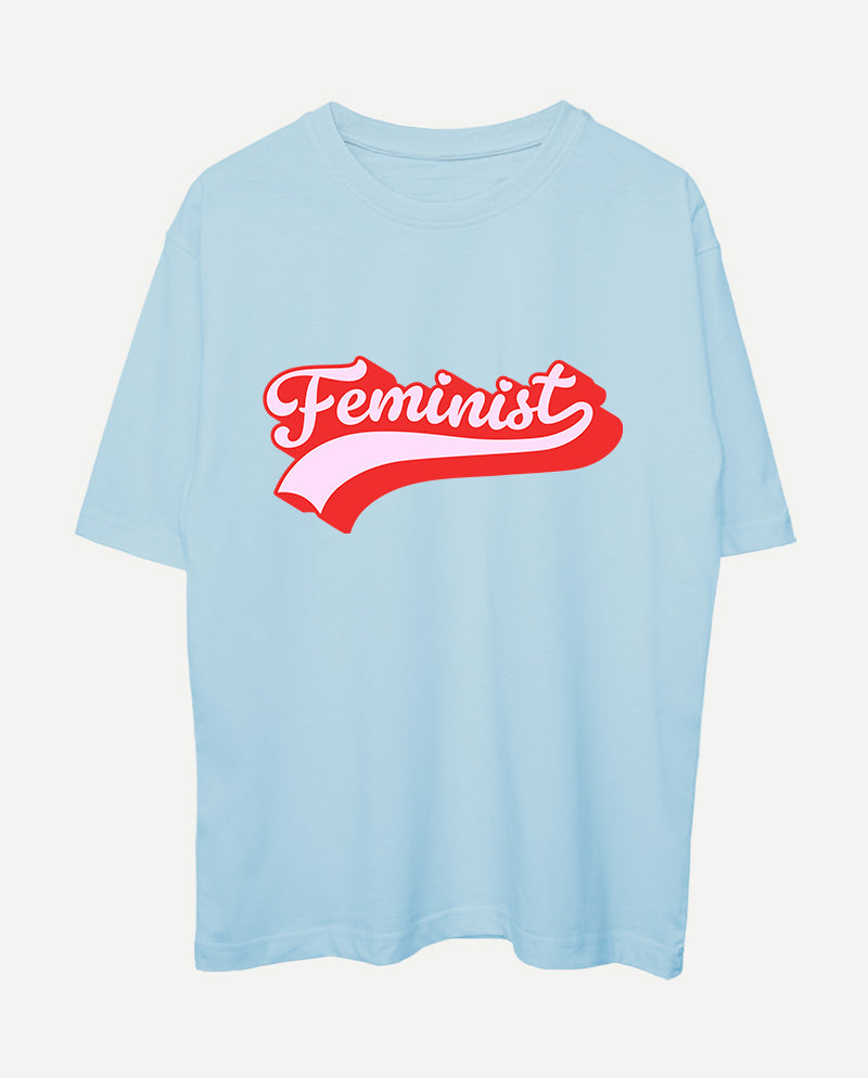 Bubblegum Feminist Oversize Tişört