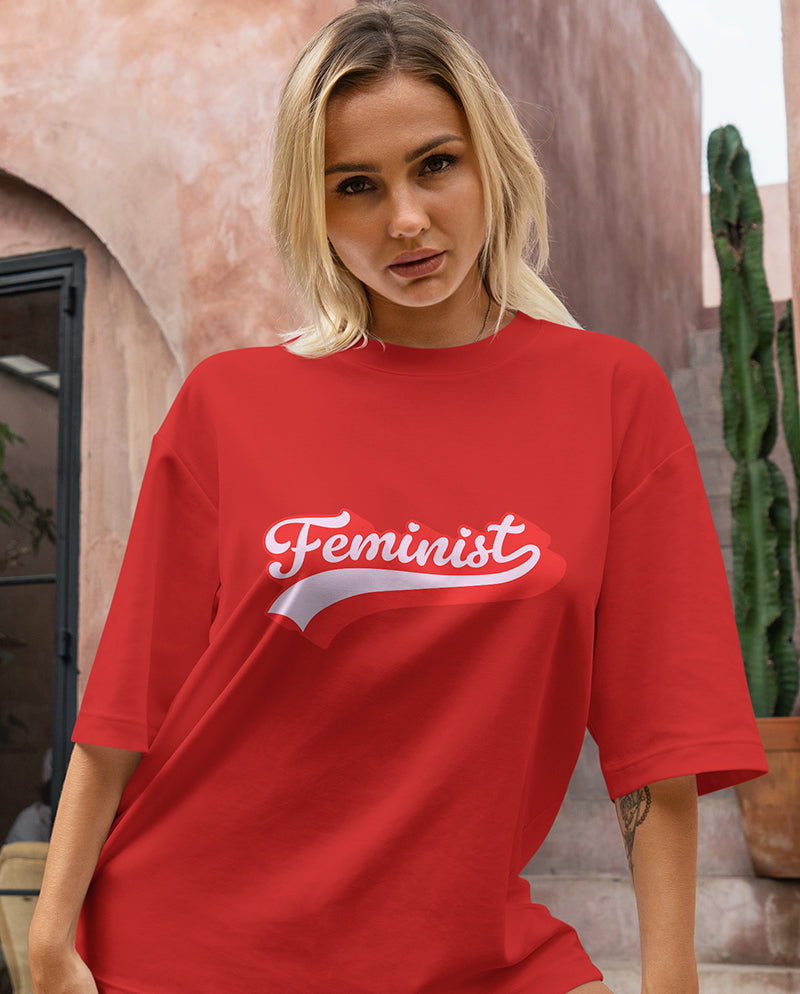 Bubblegum Feminist Oversize Tişört