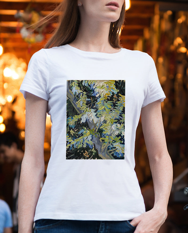 Çiçek Açan Akasya Dalları Kadın Tişört