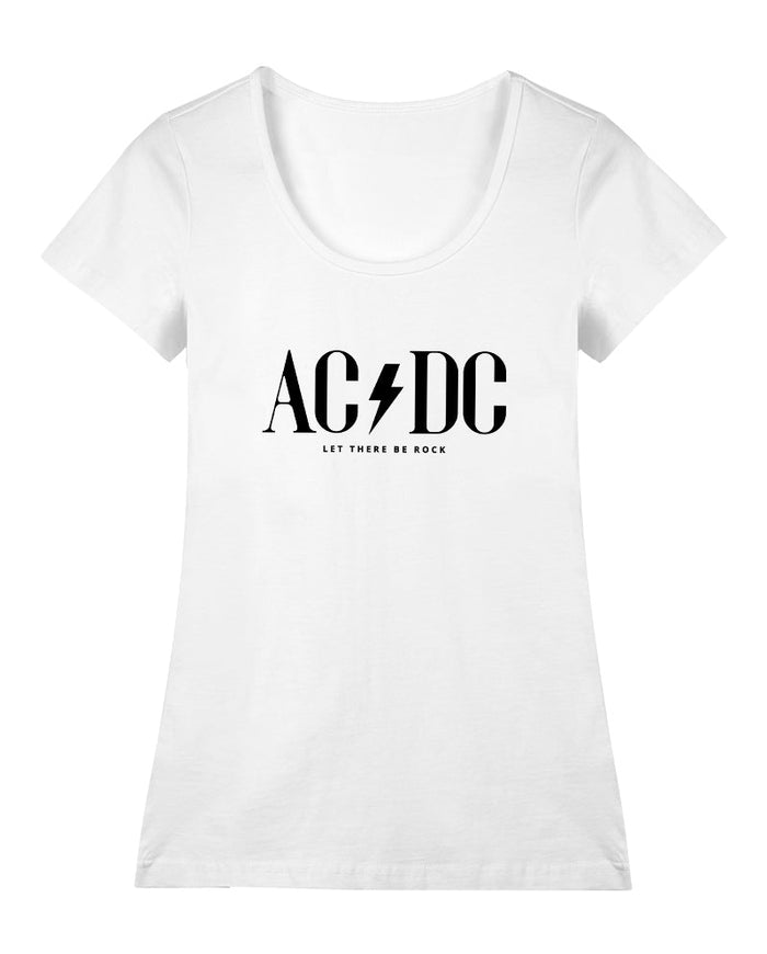 AC/DC - Let There Be Rock Geniş Yaka Tişört - Anason İşleri