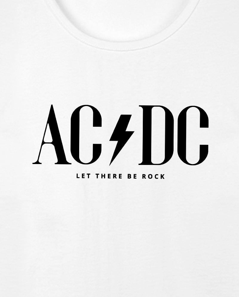 AC/DC - Let There Be Rock Geniş Yaka Tişört - Anason İşleri