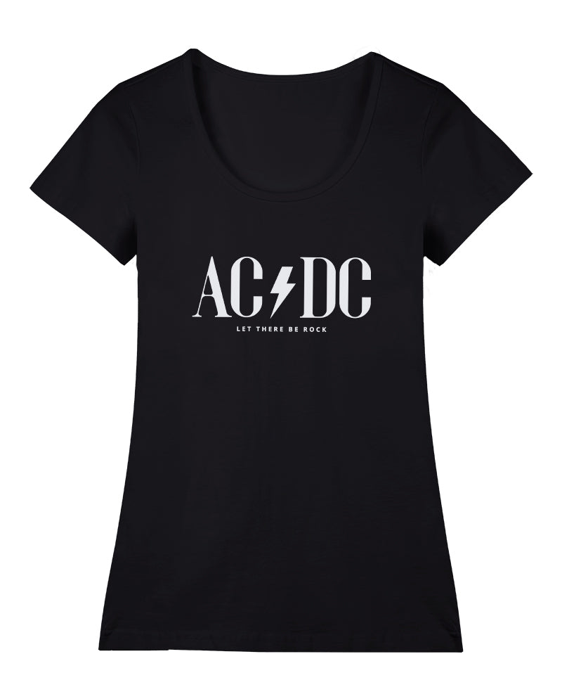 AC/DC - Let There Be Rock Geniş Yaka Tişört - Anason İşleri