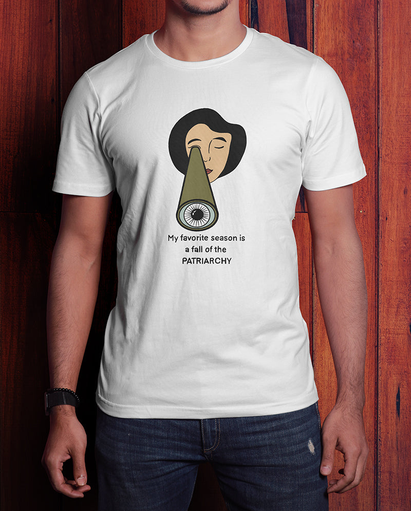 Dört mevsim özgürlük Erkek Tişört