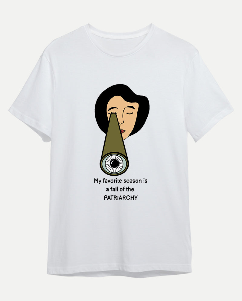 Dört mevsim özgürlük Erkek Tişört