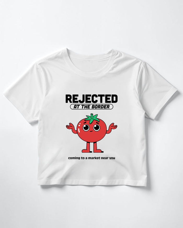 Gümrükten Dönen Domates Crop Tişört