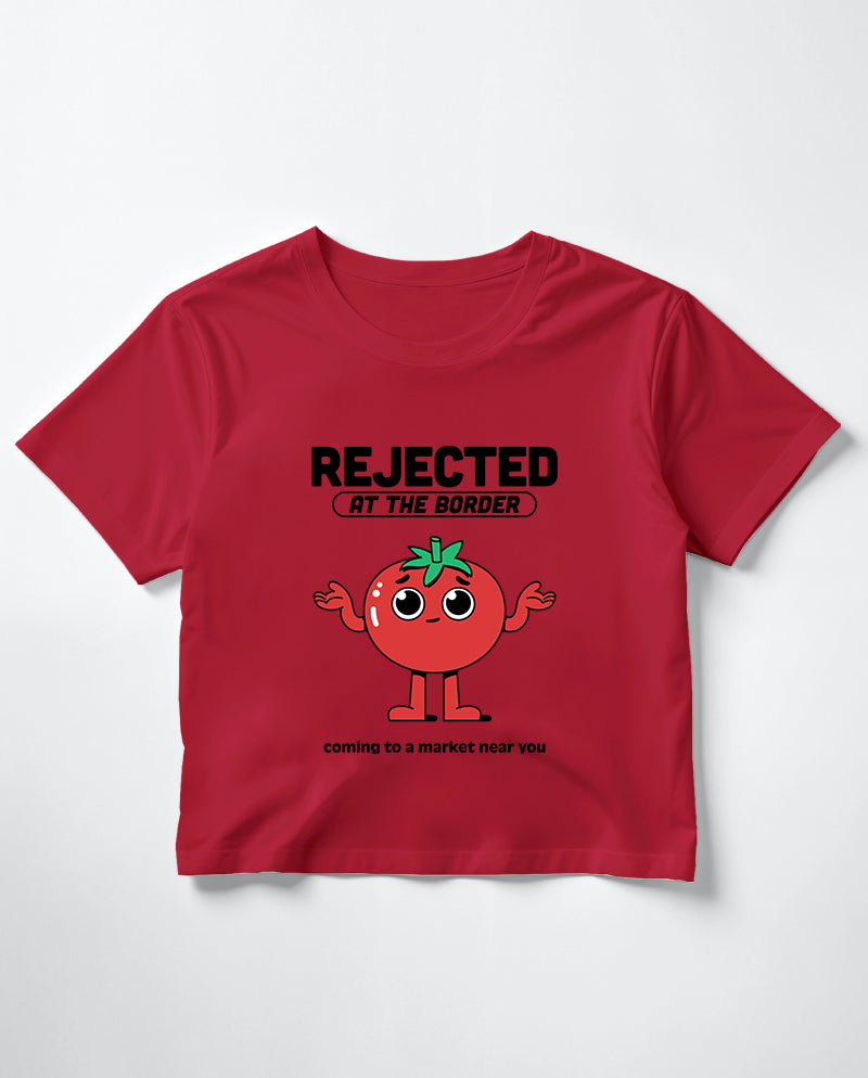 Gümrükten Dönen Domates Crop Tişört