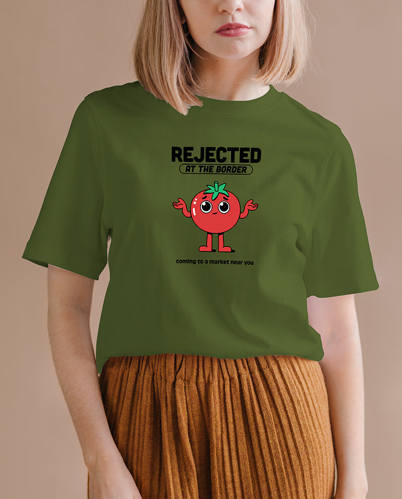 Gümrükten Dönen Domates Kadın Tişört