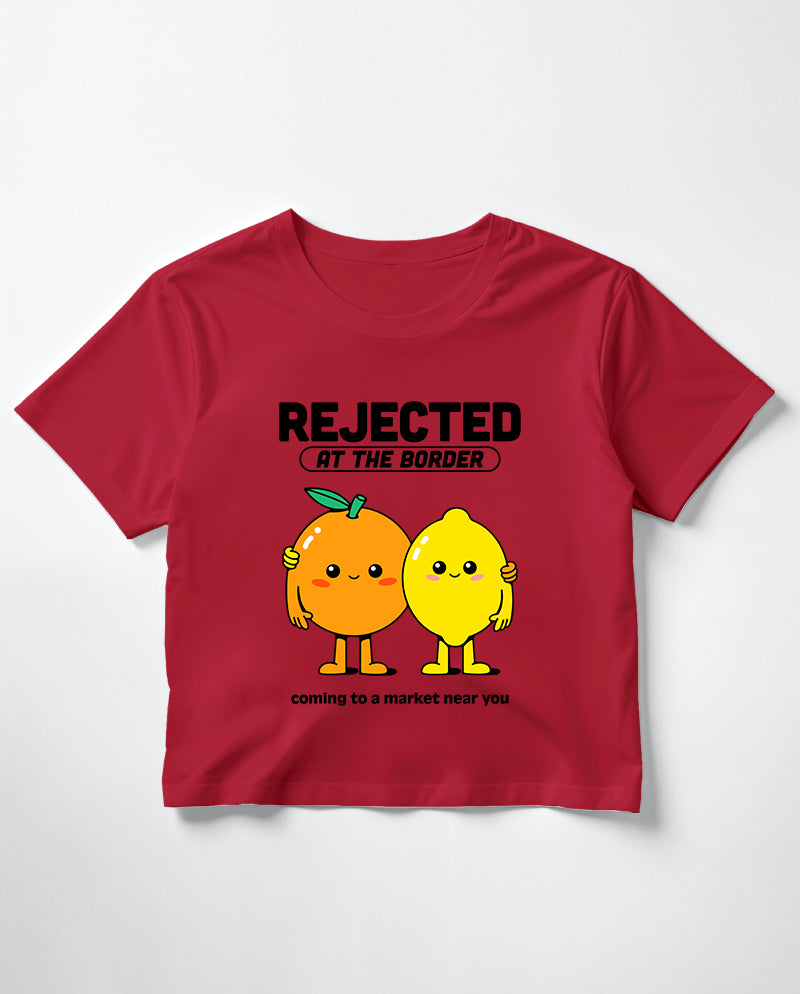 Gümrükten Dönen Narenciye Crop Tişört