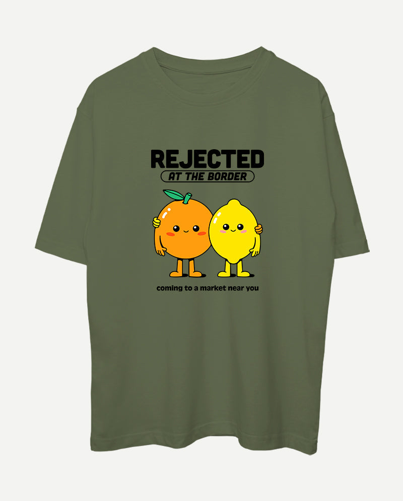 Gümrükten Dönen Narenciye Oversize Tişört