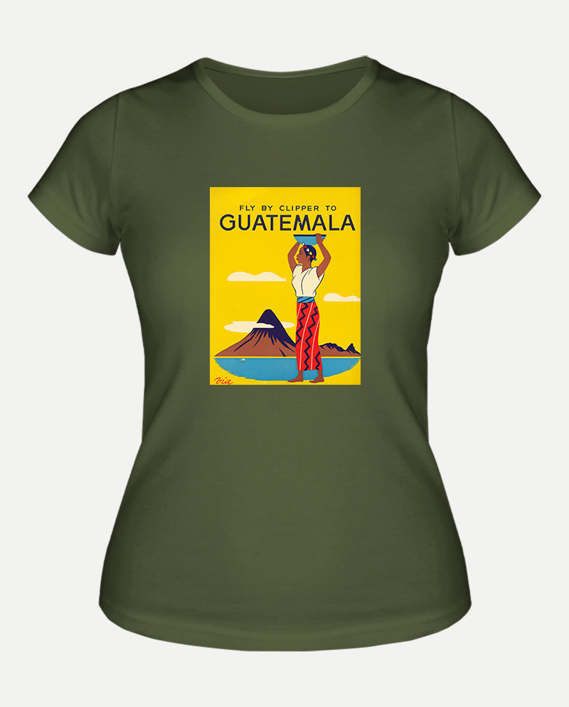 Guatemala’ya Uçuş Kadın Tişört