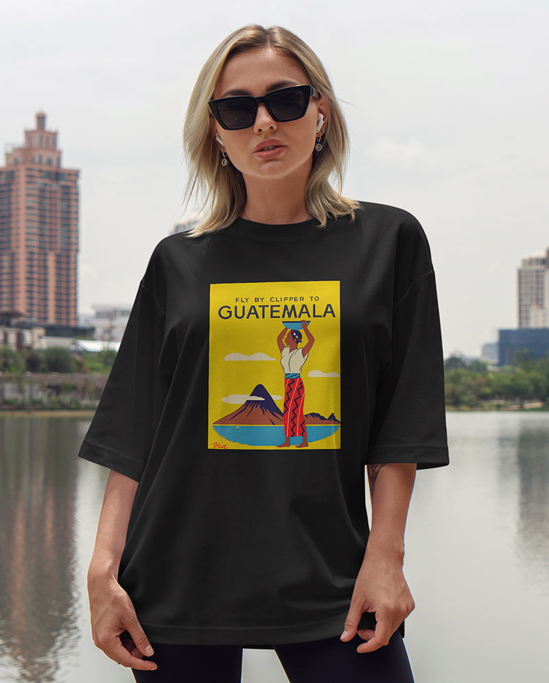 Guatemala’ya Uçuş Oversize Tişört
