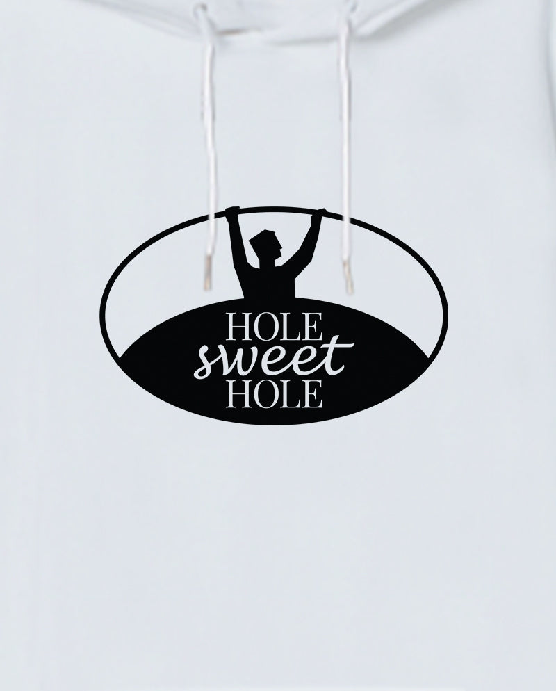 Hole sweet hole Oversize Unisex Kapüşonlu Sweatshirt