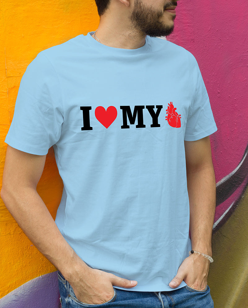 Kalbini Sev Erkek Tişört