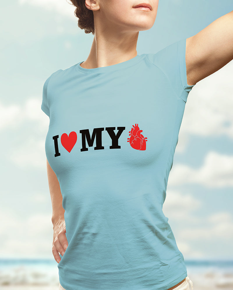 Kalbini Sev Kadın Tişört