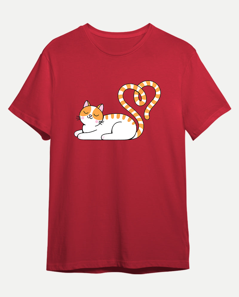 Kalpli Kedi Erkek Tişört
