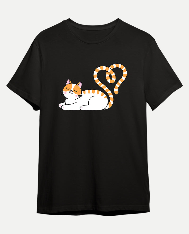 Kalpli Kedi Erkek Tişört
