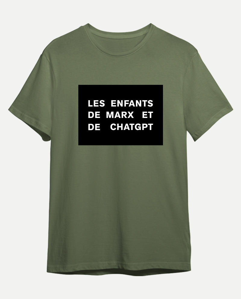 Les enfants de Marx et de ChatGPT Erkek Tişört