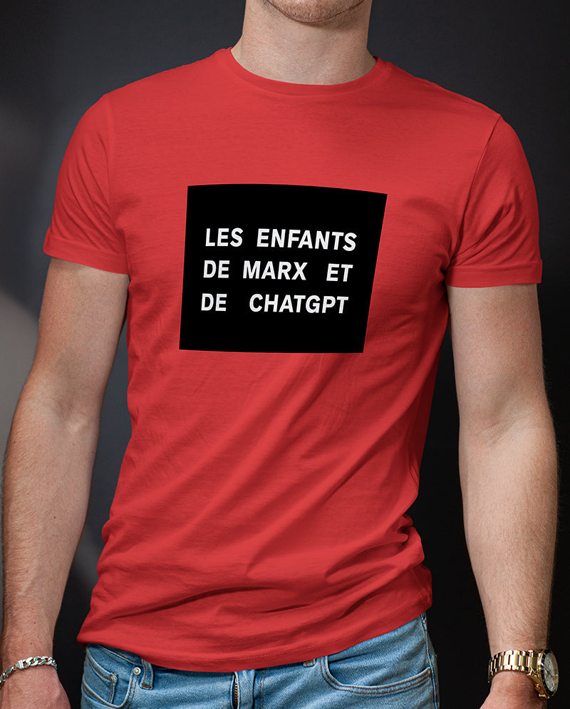 Les enfants de Marx et de ChatGPT Erkek Tişört