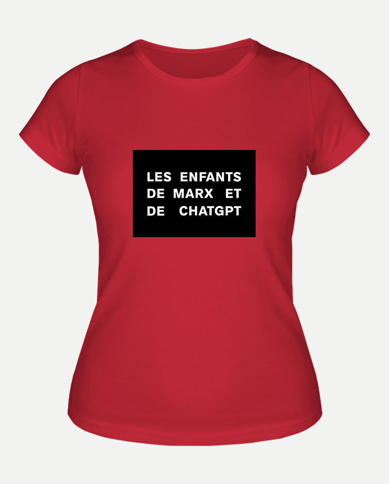 Les enfants de Marx et de ChatGPT Kadın Tişört