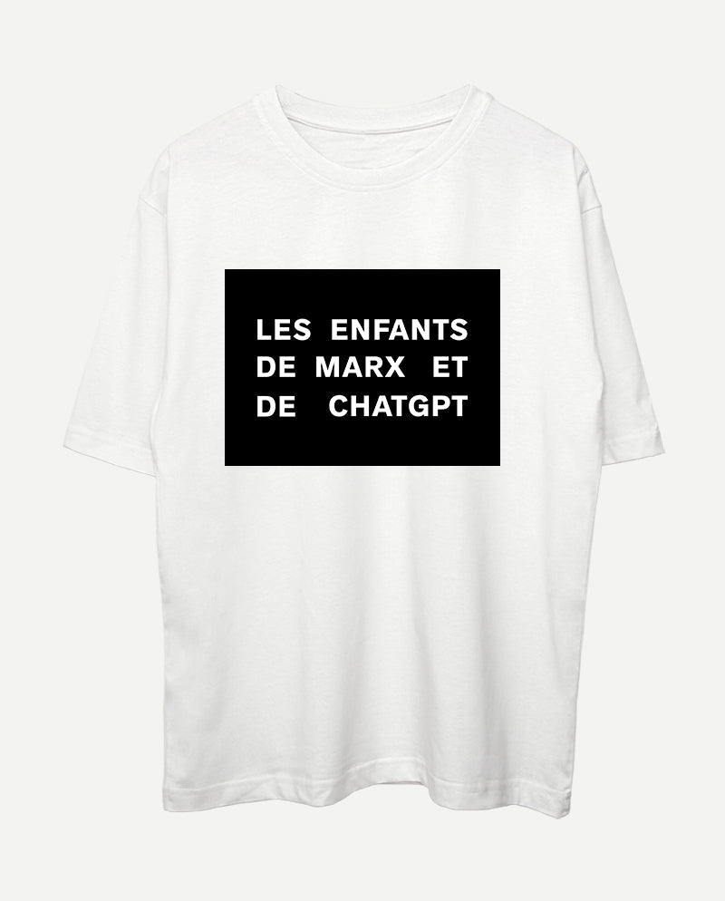 Les enfants de Marx et de ChatGPT Oversize Tişört