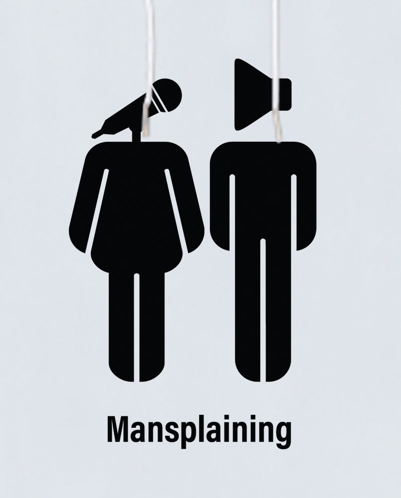 Mansplaining Oversize Unisex Kapüşonlu Sweatshirt