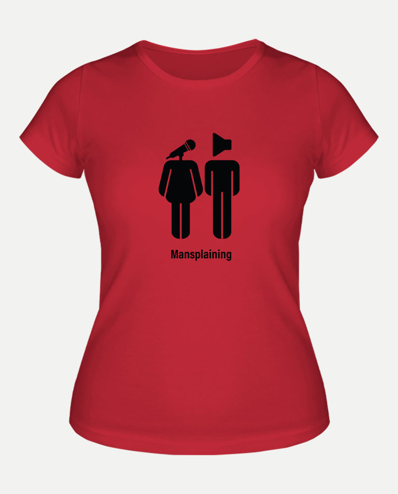 Mansplaining Kadın Tişört